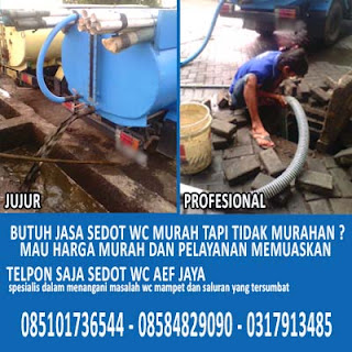 Sedot Wc Buduran Pakai Mobil Tanki Hasil 100 % bersih